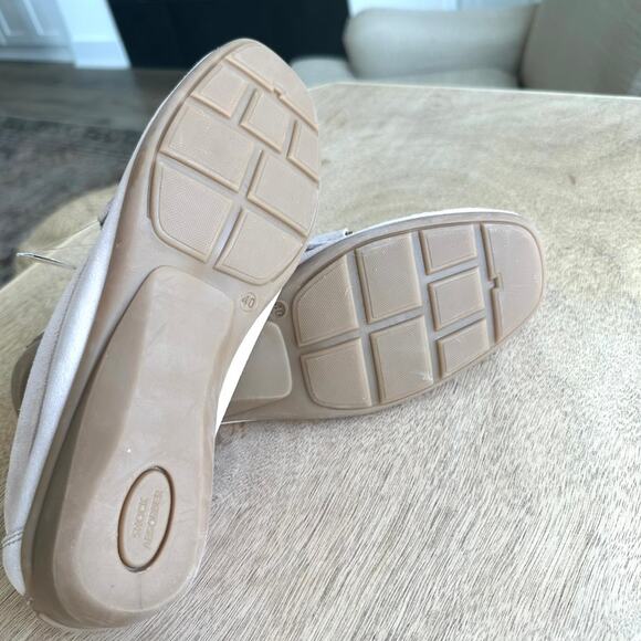 Piero Masetti Women's Blush Suede Leather Mocassin Loafers NWT, Size 9 - Picture 5 of 6